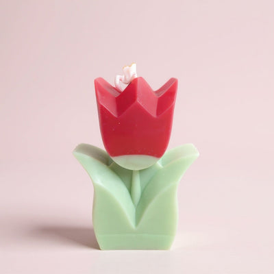 Tulip Flower Candle - Auckland gift add-on